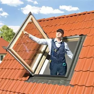 Окно-люк выхода на крышу